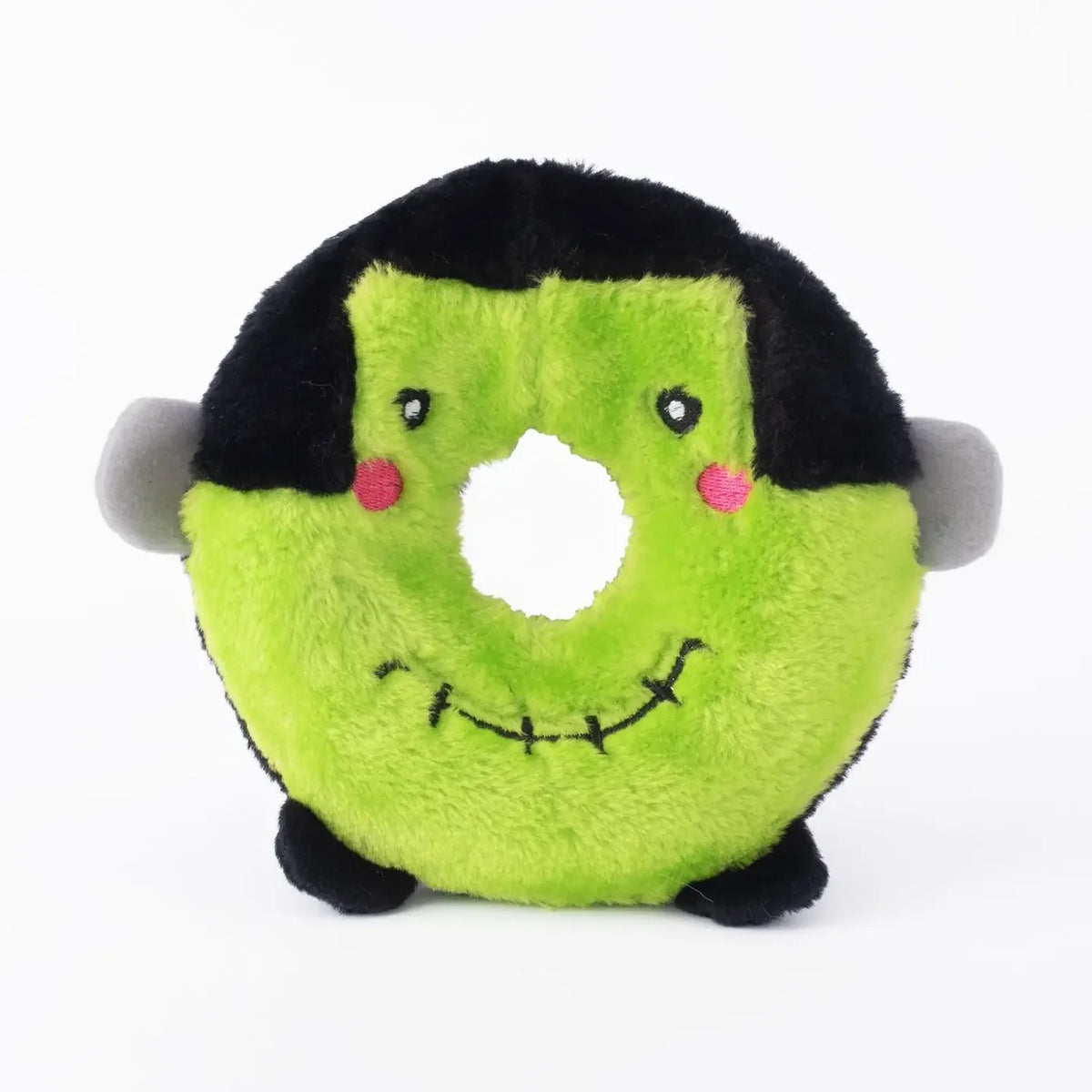 ZippyPaws Halloween Donutz Buddies – Frankenstein, pluszowa zabawka dla psa